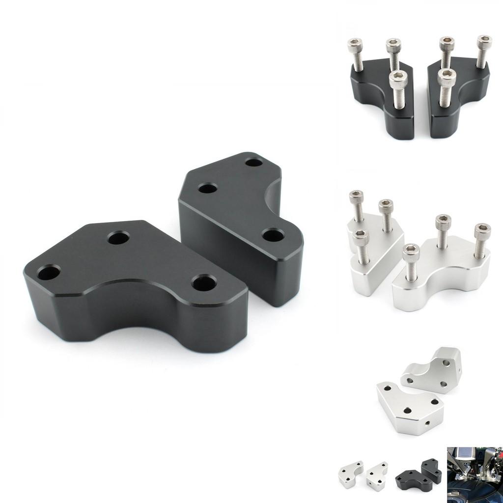 Premium Heightening Seat Riser For Kawasaki Gtr1400 2008 To 2019 Sleek Silver Finish