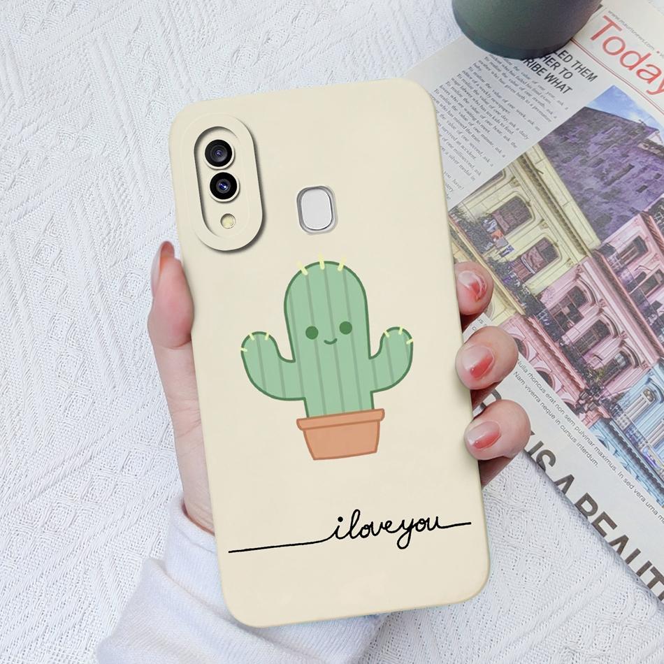 Case For Samsung Galaxy A30 A30S Artistic Style Soft Smooth Liquid Silicone Camera Protective Back Cover For Samsung A30S Funda
