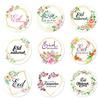 90 Counts Eid Mubarak Wrapping Sticker 40mm Round Wrapping Label for Laptops Phone Case Seal Envelope Card Decoration