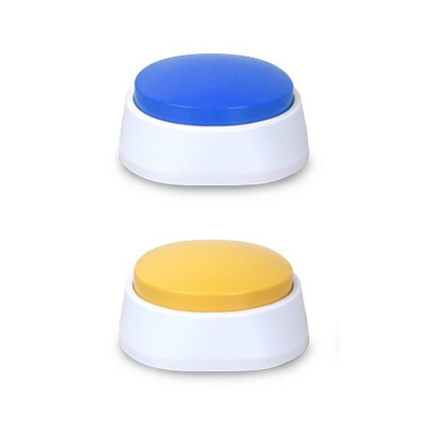 Set de 2 butoane de înregistrare pentru câini, clopoțel pentru câine, clopoțel de limbă, clopoțel de tratare pentru învățare educațională, R79114A (violet de menta)