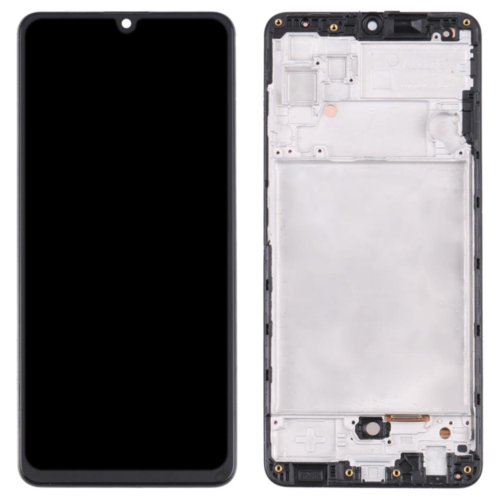 For Samsung Galaxy M32 (Global Version) 4G M325 OEM Grade S AMOLED Screen and Digitizer Assembly+Frame (Without Logo)