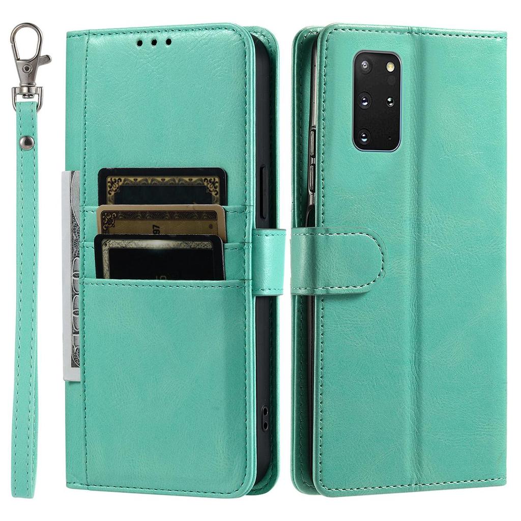 Cover for Samsung Galaxy S20+ Retro PU Leather Flip Wallet Phone Case Multi Card Slots