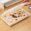 Pencil Box Stationery Pencil Brush Finishing Storage Box Drawing Tools Container