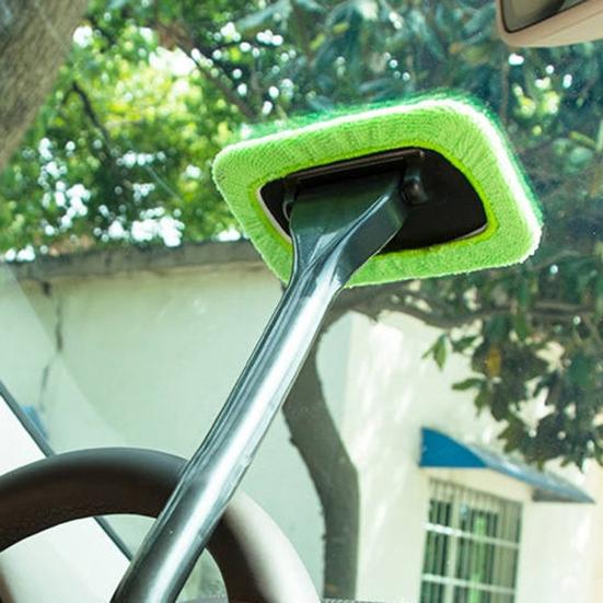 2 Stück Autoreinigungsbürste Weiche Borsten Fenster Glasflächen Bürste Duschkabinen Solarpaneele Autozubehör