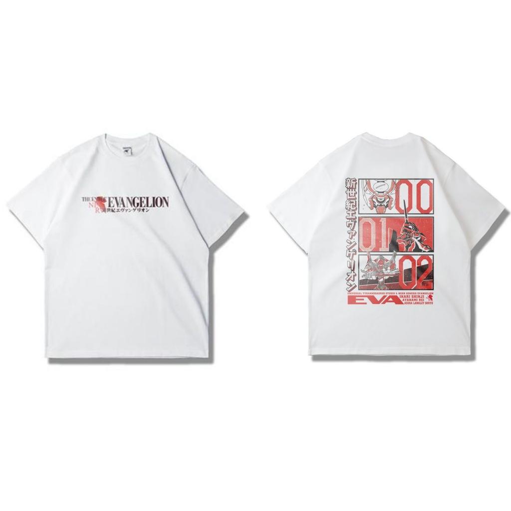Neon Genesis Evangelion EVA Rei Ayanami Manga Panel Graphic TShirt Anime Streetwear Cotton Oversized Tee for Unisex Daily Wear