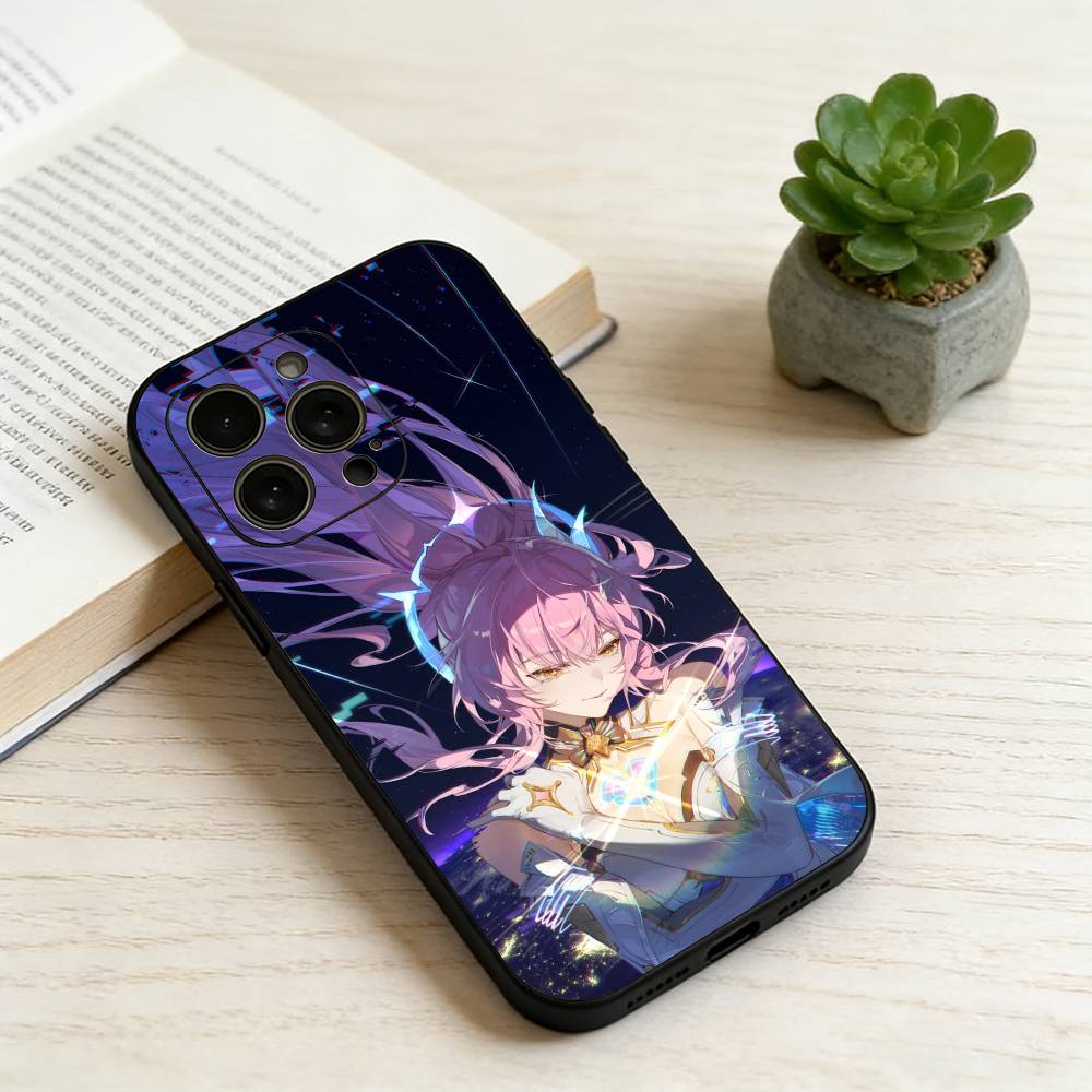 

Wuthering Waves Phone Case For iPhone 17,16,15,14,13,12,11 Plus,Pro Max,XS,Soft Silicone Black Cover iPhone17