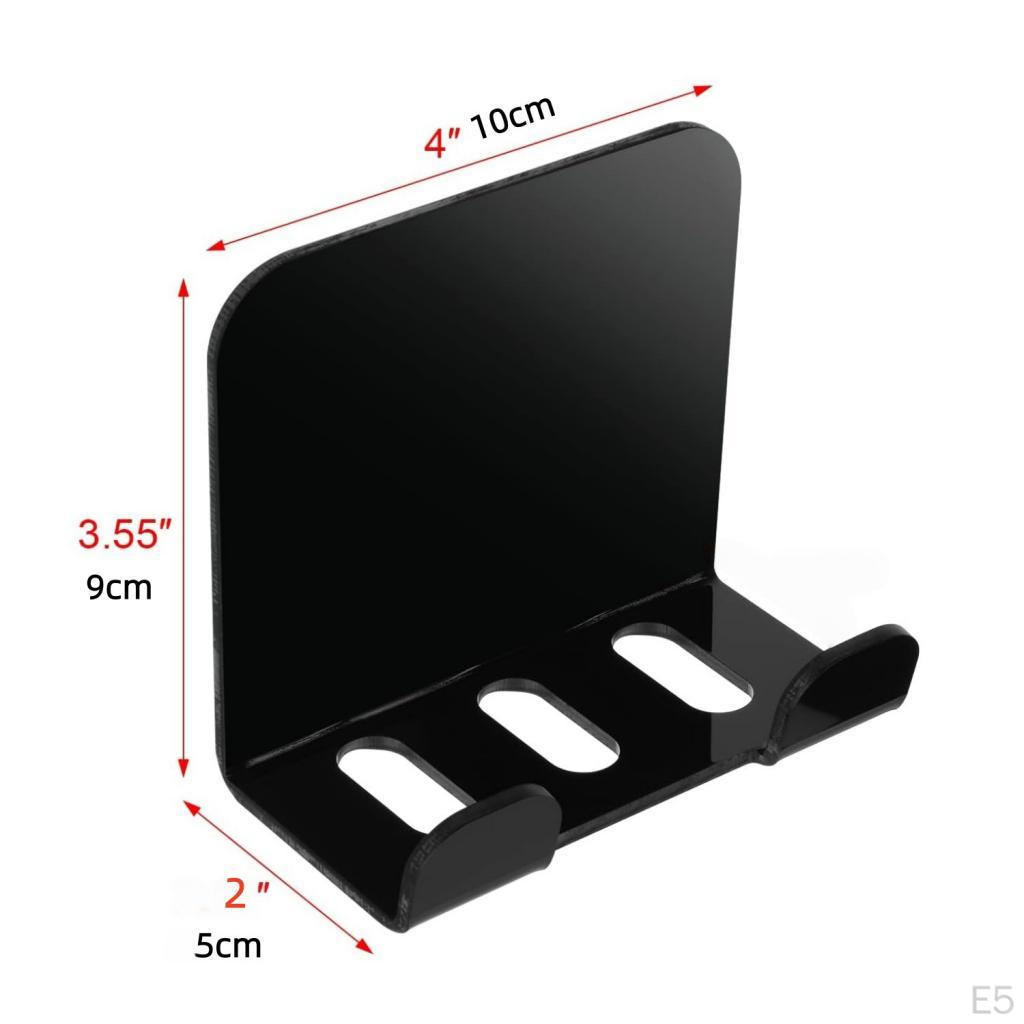 2 Stück Wandhalterung Handyhalter Aufbewahrungshalterung Rutschfestes Regal Selbstklebend Nachttisch-Organizer