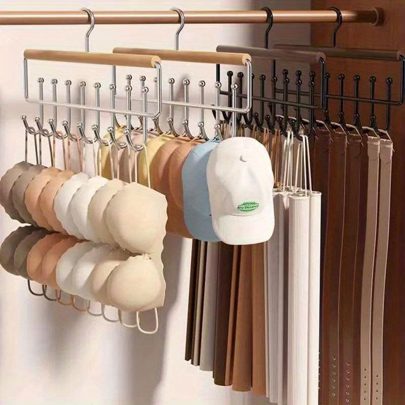 Multifunctional Hanger Storage Hook for Hats, Towels and Suspenders - Modern Bedroom and Bathroom Storage