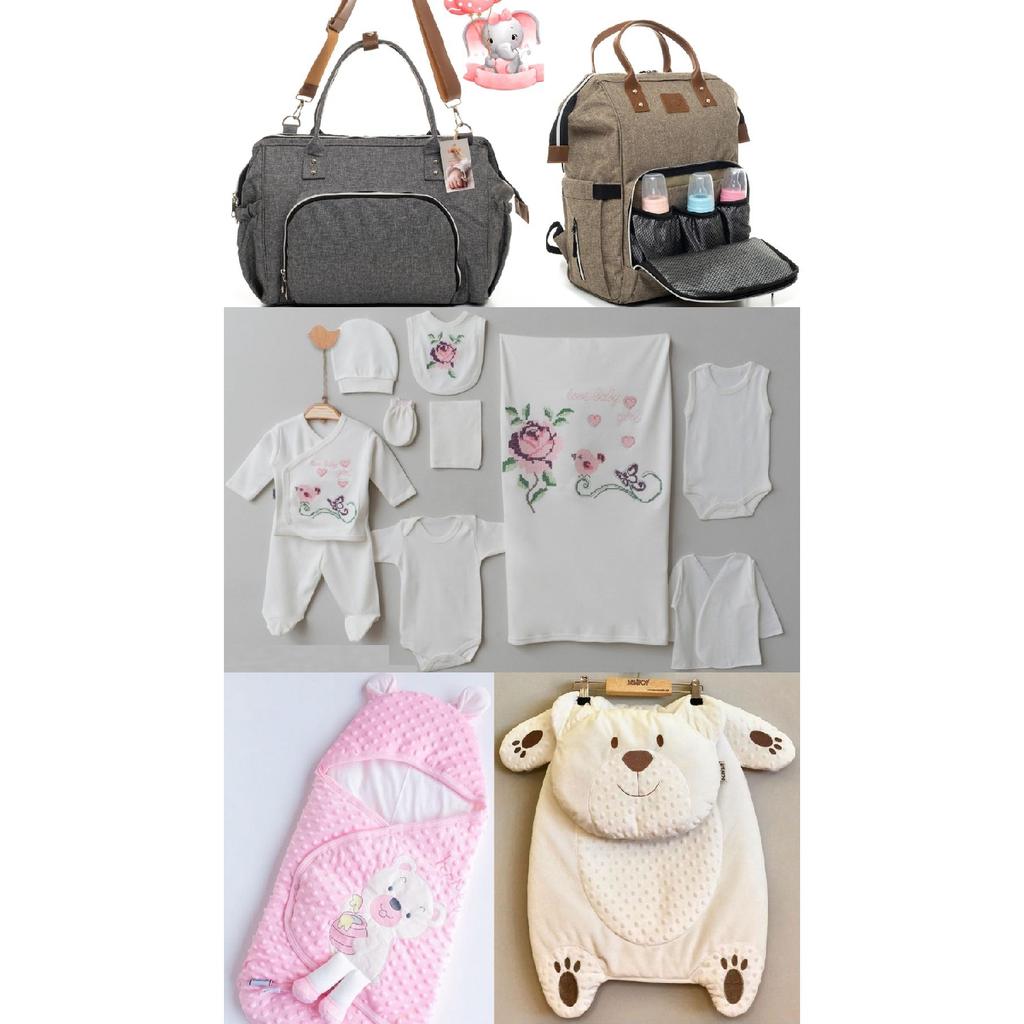 Organic Baby 8 Piece Hospital Release Unisex Coffee With Milk