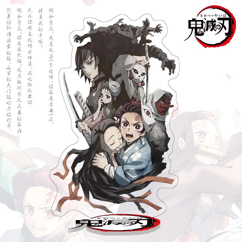 High Quality Anime Demon Slayer Kimetsu no Yaiba 1 40 Large Acrylic Stand Figure Display Statue Kamado Tanjiro Nezuko Merchandise