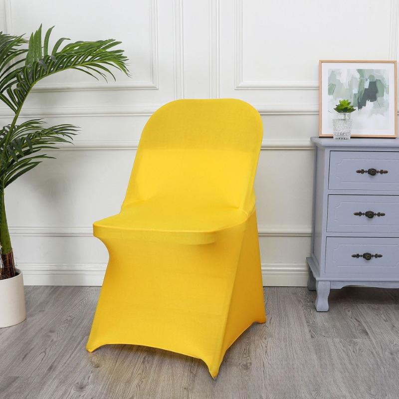 1/2/5 PCS Stretch Spandex Wedding Chair Cover for Weddings Birthdays Parties Events Hotels Banquets