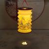 Hanging Chinese Paper Lantern Projected Handheld Lanterns Decorative Flower Lamp  Spring Festival