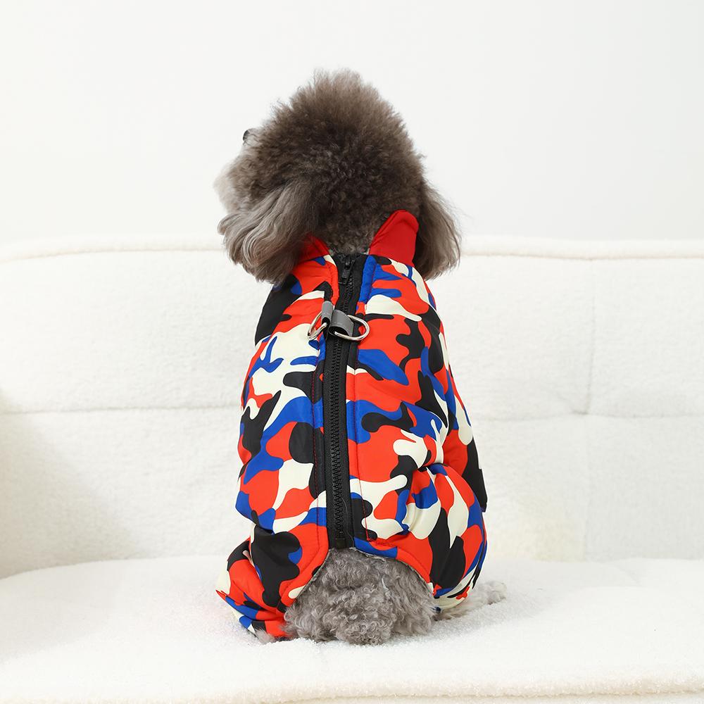 Winter Pet Dog Overalls For Small Medium Dogs Jumpsuit Coat With Fur Soft Fleece Puppy Jacket Chihuahua Costume French Bulldog Outfits