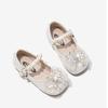 Girls' shoes Children's princess shoes Crystal leather shoes Sparkling 2025 new spring and summer little girl soft sole gift