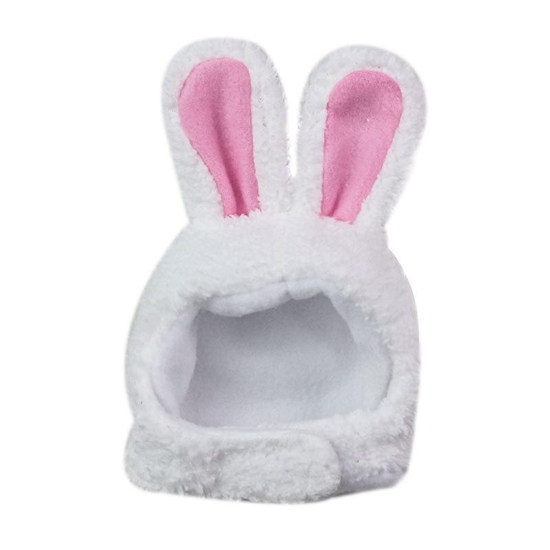 Cute Cat Cap Bunny Costume Warm Hat New Year Holiday Party Headgear Cosplay Props Headwear Pet Kitten Accessories
