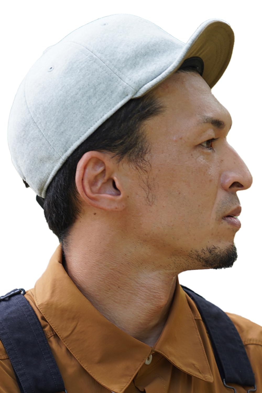 

BOLD ROUND CAP Cap Baseball Cap Hat Large Size Short Brim Plain Denim Simple Casual Spring Summer Autumn Winter circumference Gray [Nakota] Men s сірий колір
