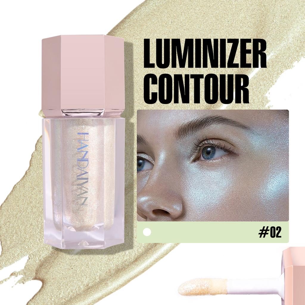 High-gloss Repairing Liquid Deepens The Shadow of The Face Pearlescent Waterproof Brightening Liquid Eye Shadow