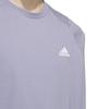 adidas Langarm Schriftzug Pack Locker geschnitten Single Jersey Langarm KWX96 Silberviolett T-Shirt T-Shirt Herren (JG8589) J/2XL