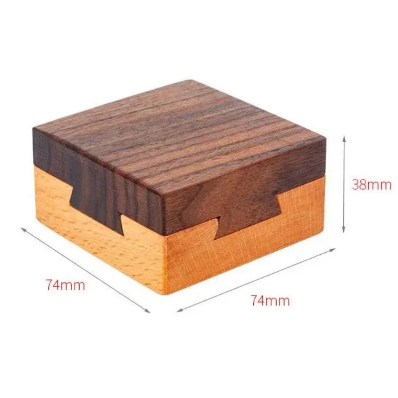 Style Brain Teaser Mysterious Treasure Box Puzzles Game Toy for Adults Kids Anti-Stress Reliever Toys