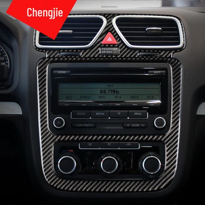 Carbon Fiber Air Vent Panel Sticker for 11-14 Volkswagen Scirocco