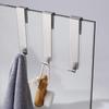 Stainless Steel Double Side Hooksbathroom Shower Door Hook Over Glass Door Shower Towel Rack For Glass Wall Or Glass Door