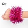 Long-lasting Tinsel Bracelet 1 Pair Colorful Elastic Band Adults Kids Universal Children's Day Rubber Kindergarten Dance Performance Prop Sports Meet