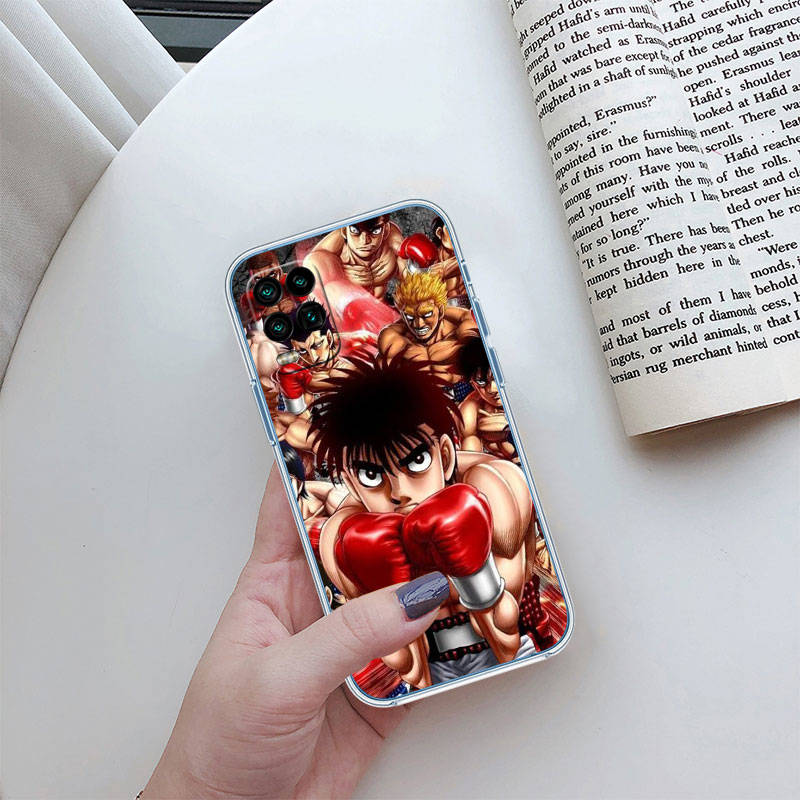 JO28 Hajime No Ippo Phone Case for Motorola E22S E7 G6 G7 G8 G9 Plus Power Play G10 G20 G04 E30 E40 E22 E20 E13 G22 G23 G Stylus Play