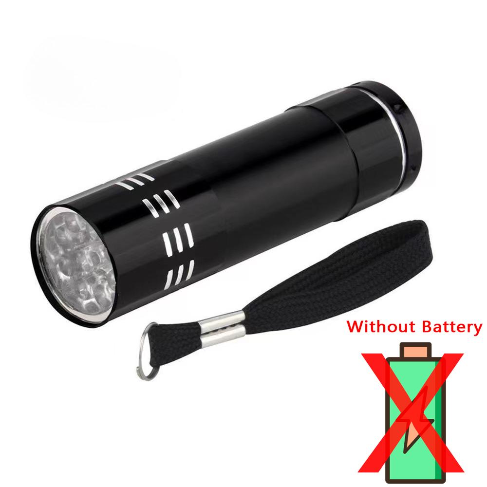 

9LED Flashlight UV Resin Curing Lamp Light LED 395nm UV Torch For Epoxy UV Resin Cure Adhesive Glue Jewelry Equipments Tool
