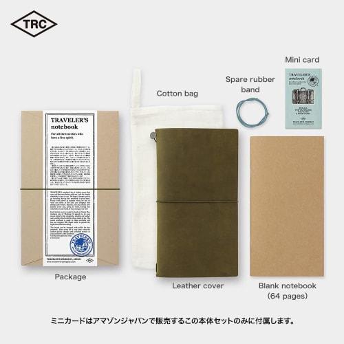 DESIGNPHIL Travelers Company Traveler's Note Regular Size with Limited Card Olive 15342006