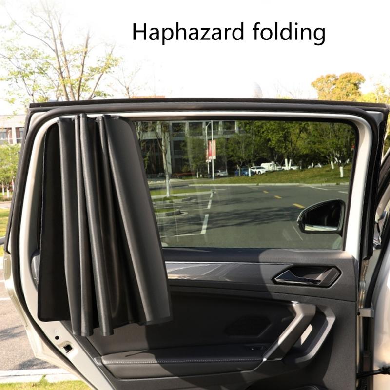 Sunshade Full Shading Fabric Magnetic Suction Opaque-Curtain Side Window Sun Visor Summer Protection for Car Accessories
