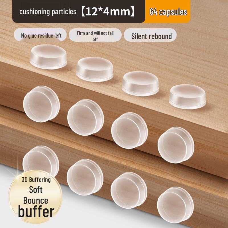 Transparent Anti-Collision Silicone Strips: Soundproof, Wear-Resistant Pads for Furniture, Doors, Windows, and Handles