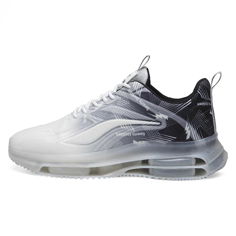 Running Shoes Men Lightweight Mesh Anti-slip Wear-resistant Casual Shoes Men Lace-up Sports Breathable Walking Shoes Men