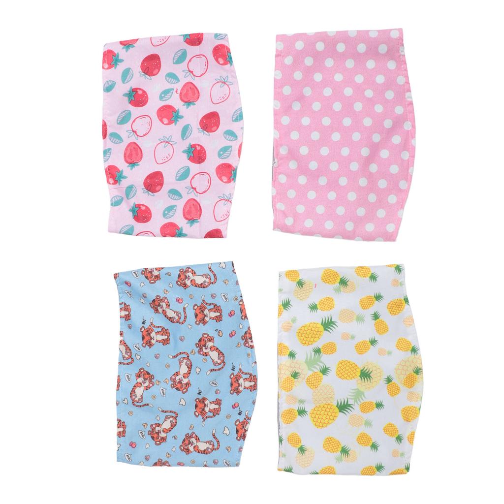4pcs Washable Dog Diapers Male Reusable Soft Belly Bands for Dogs Puppy Nappies Wrap for Post Surgery Wound Care Daily