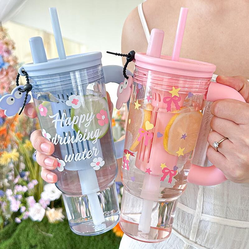 Zhiyue Jumbo Portable Straw Water Bottle