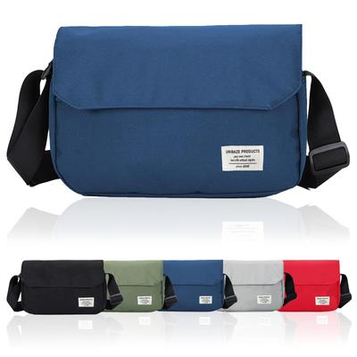 Unibayes So Lightweight Nylon Shoulder Bag for Men and Simple Street Solid Color [Holds Much!] Small, Women, Style, (Navy)
