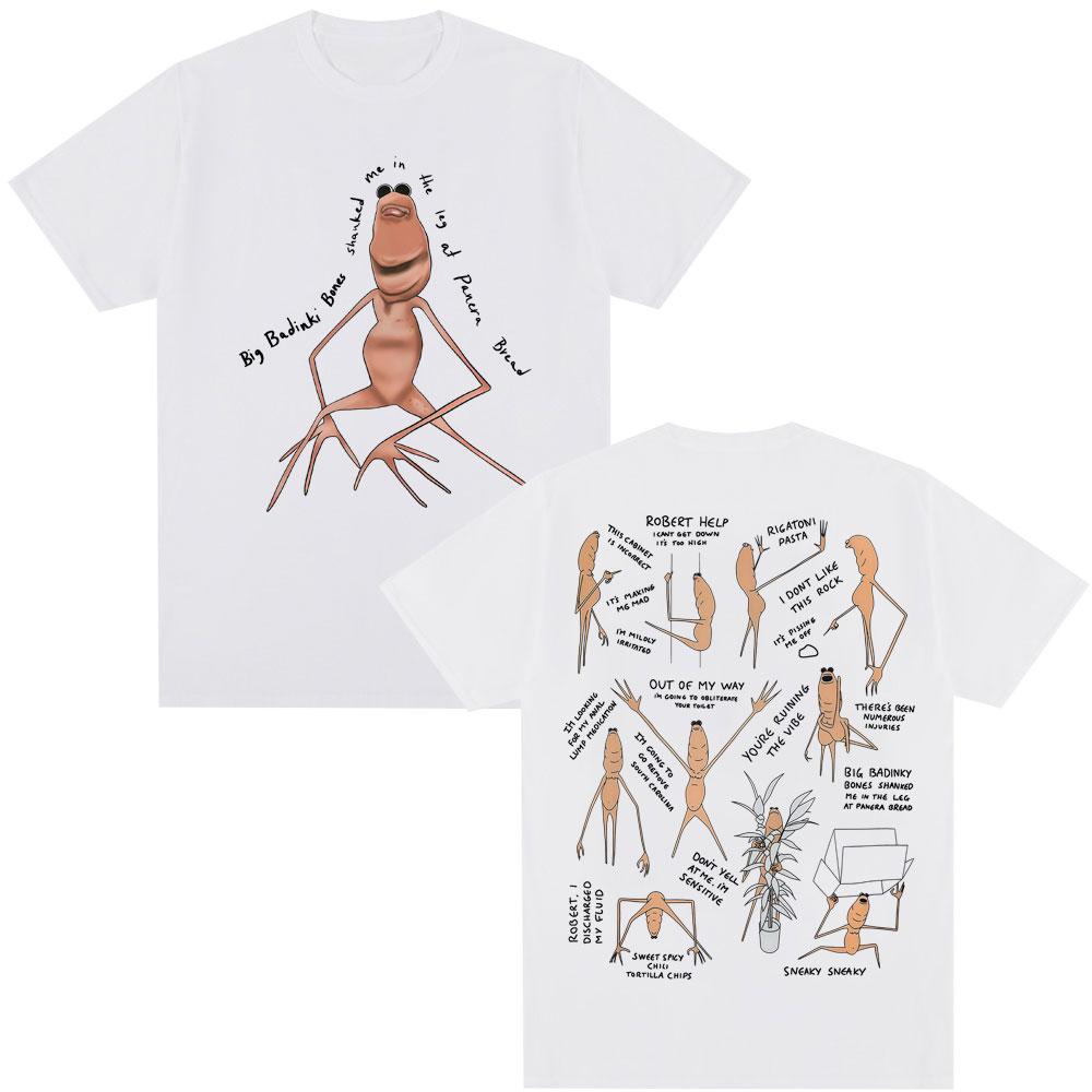 Funny Marcus The Worm Meme T Shirt Men Women Humor Creativity Short Sleeve Oversized Cotton Casual Novelty T-Shirts