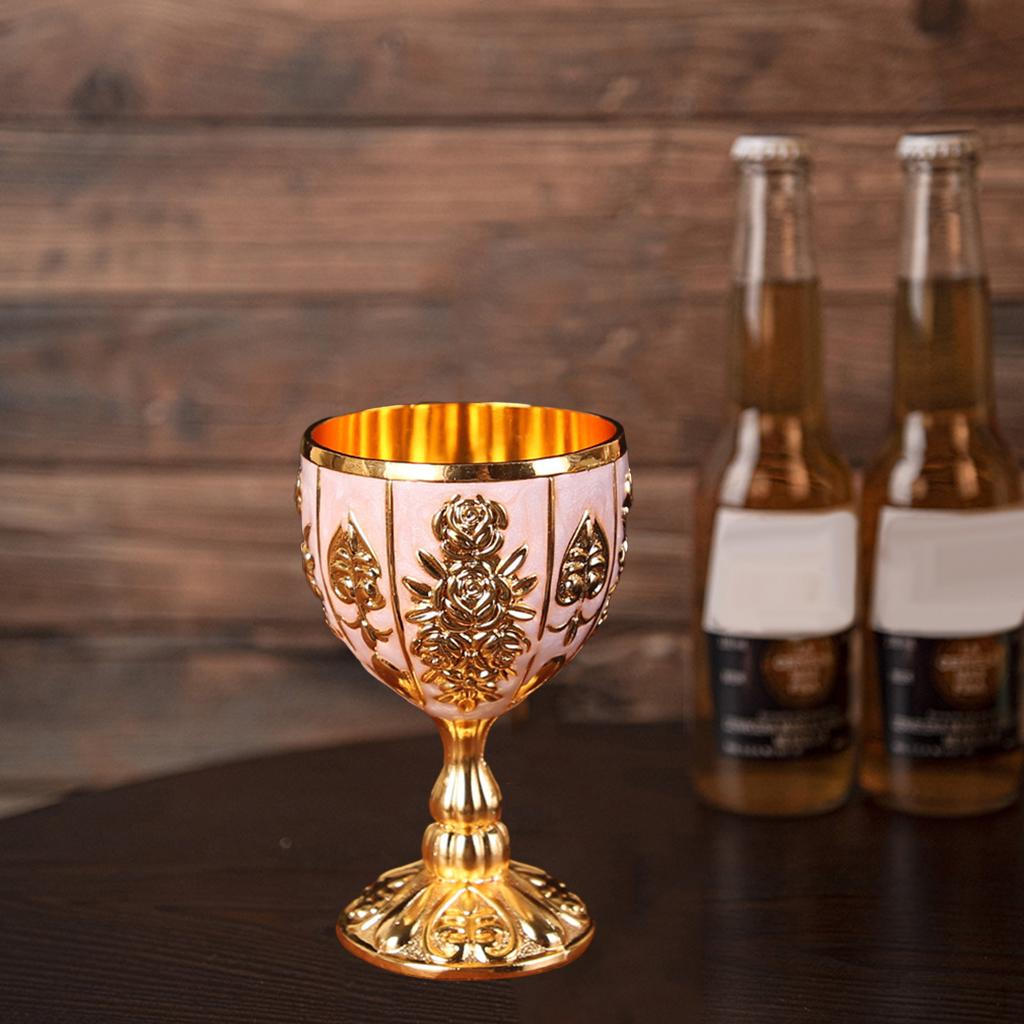 Goblet Embossed Cup Elegnt Drink