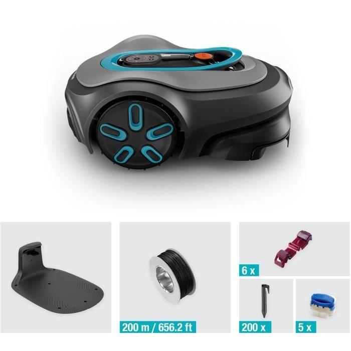 Robot Lawnmower - GARDENA - Smart SILENO Max 800 - Area 800 M² - DuoConnect - Bluetooth - Edge Mowing