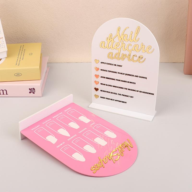 Nageltip-Displayboard DIY Acryl Nail Art Displayständer Maniküre-Display Nageltip-Präsentationshalter für Nagelstudio Nail Art Werkzeug