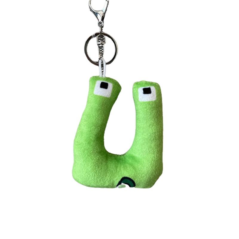 Cozy Alphabet Lore Plush Pendant Doll Baby Educational Toy Home Decor Xmas Gift