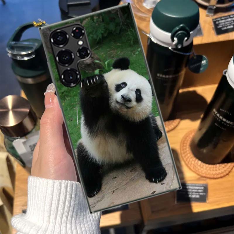 

Panda Baby, Giant Panda Family Cases Phone Case for Samsung Galaxy S26 Ultra S25 Edge S24 S23 FE S21 Plus S20 S22 S10 Cover TPU Samsung S23 FE