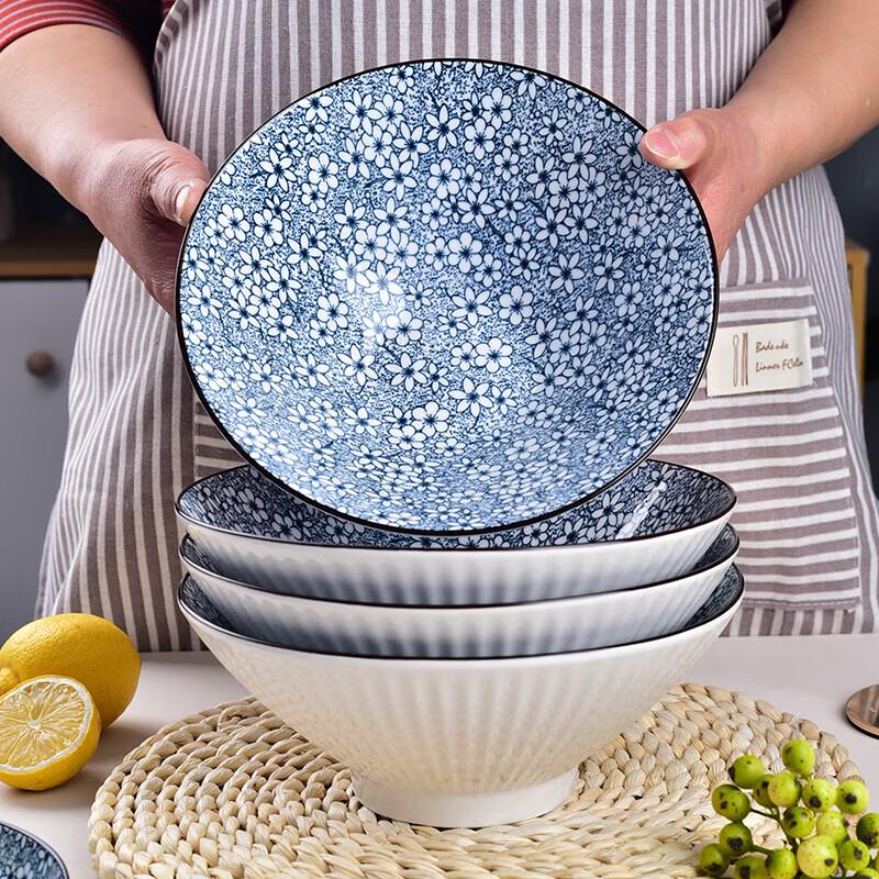 ZISIZ Ceramic Underglaze Tableware Set