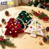 1/3Pcs Merry Christmas Tree Drawstring Pouch Reusable Candy Gift Bag Christmas Tree Hanging Decor Home Party Ornaments
