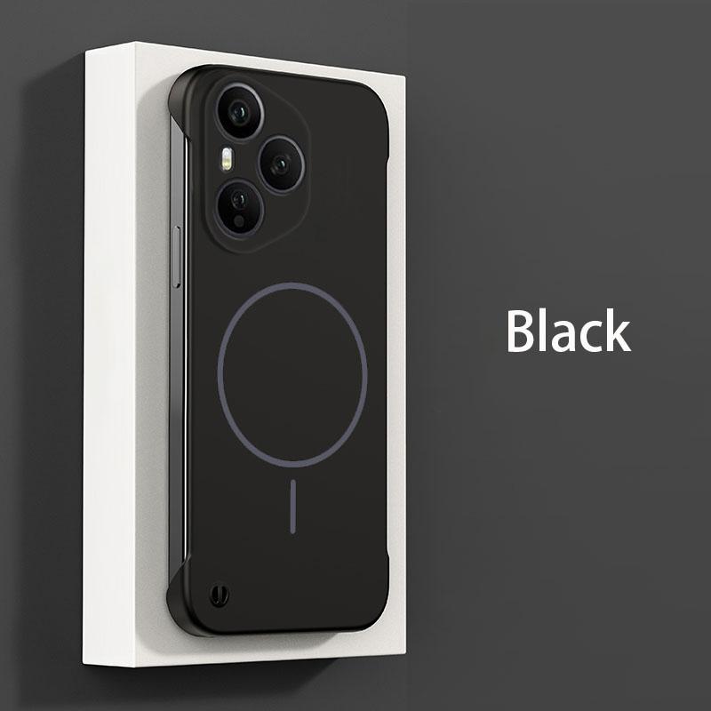 For Magsafe Frameless Magnetic Wireless Charging Phone Case For Honor 400 Pro Honor400Pro 5G Slim Hard Back Cover