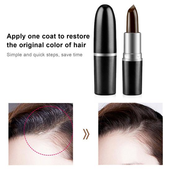 3.8g Hair Dye Stick Longwear Instantaneity DIY Root Coverage Hair Color Dye Stick for Girl