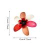 Multi Floral Petal Big Flower Badge Pin Exaggerated Vintage Colors Clothes Pin  Party Favors