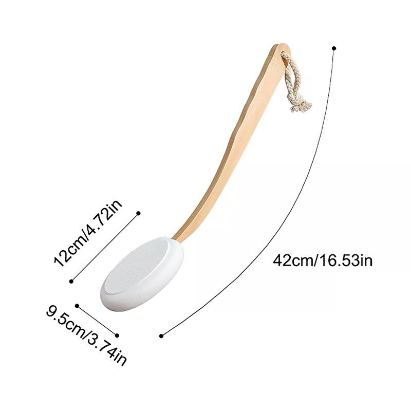 Accessory Shower Body Brush Scrubber Long Handle Multi-function Sunscreen Applicator Cleaner