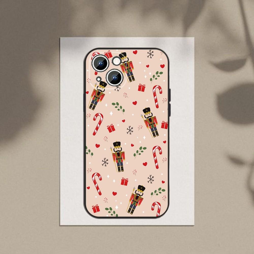 

Nutcracker Phone Case Phone Case For Apple iPhone 15,14,13,12,11,XS,XR,X,8,7,Pro,Max,Plus,mini Silicone Black Cover iPhone7