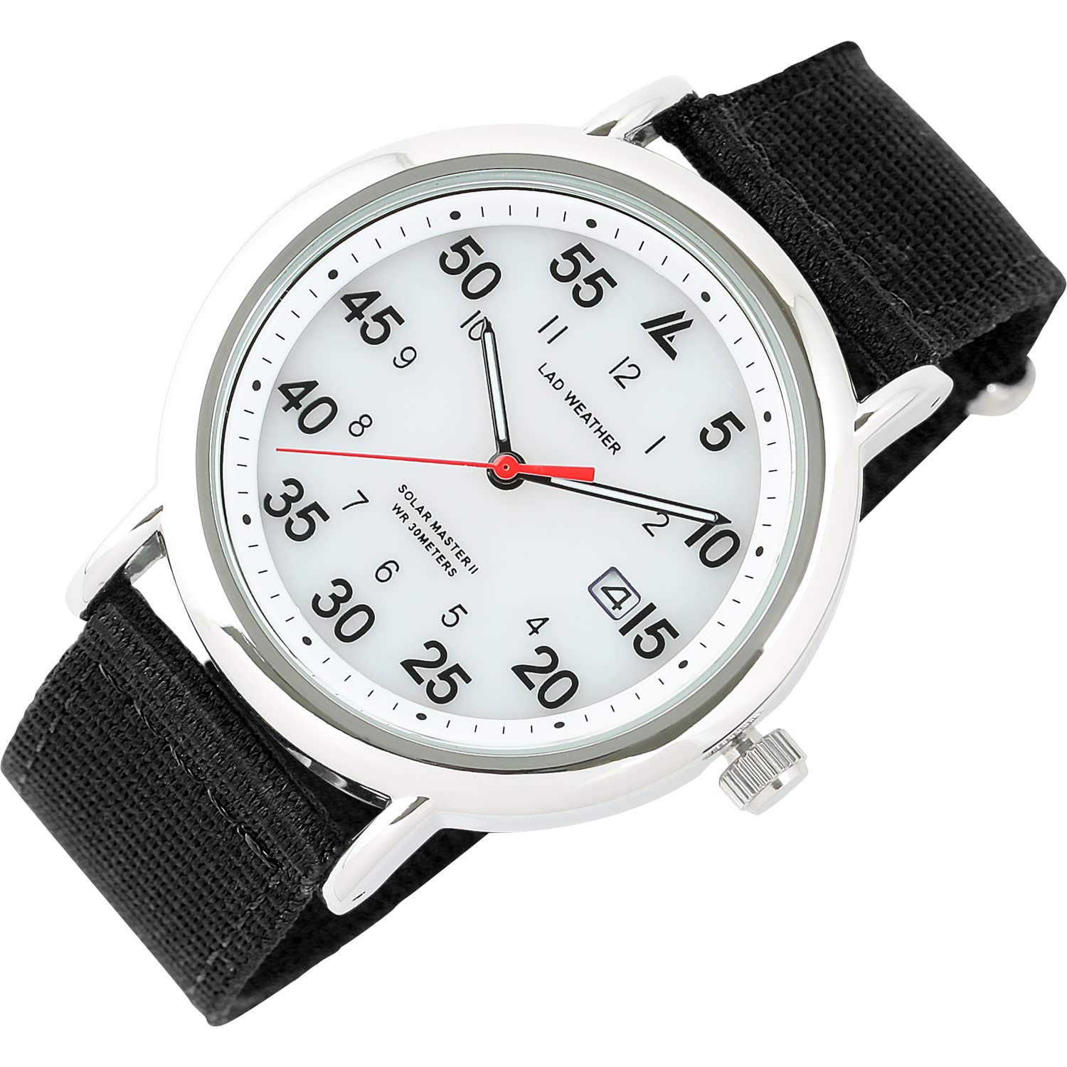 

Чоловічий військовий годинник на сонячній батареї Radweather (02. Білий х Чорний)