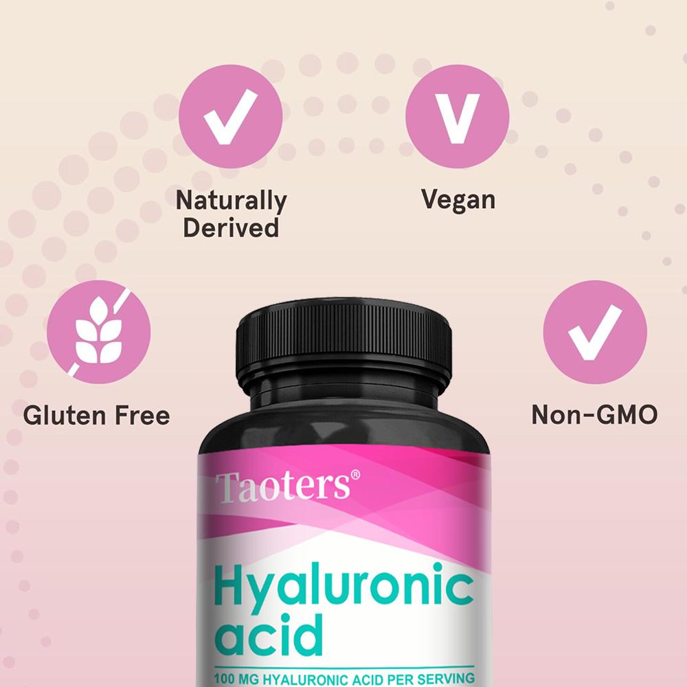 High-concentration hyaluronic acid complex, revitalizing and rejuvenating, 60/120 capsules.
